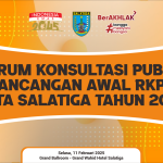 Forum Konsultasi Publik terhadap Rancangan Awal RKPD Kota Salatiga Tahun 2026